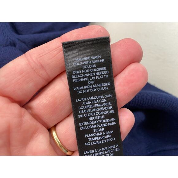 WHBM Cashmere Blend Sweater Womens Small Cheers Bling Holiday Christmas Party - Picture 15 of 16